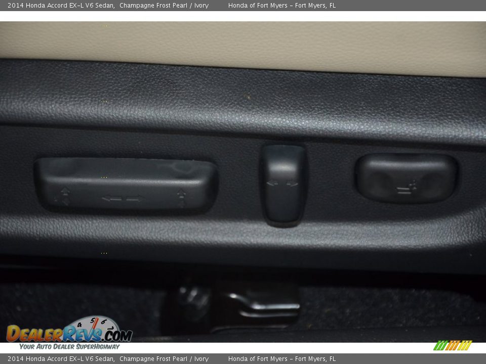 2014 Honda Accord EX-L V6 Sedan Champagne Frost Pearl / Ivory Photo #12