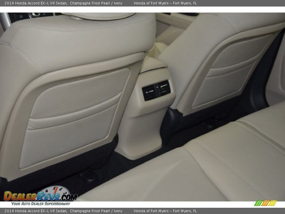 2014 Honda Accord EX-L V6 Sedan Champagne Frost Pearl / Ivory Photo #27