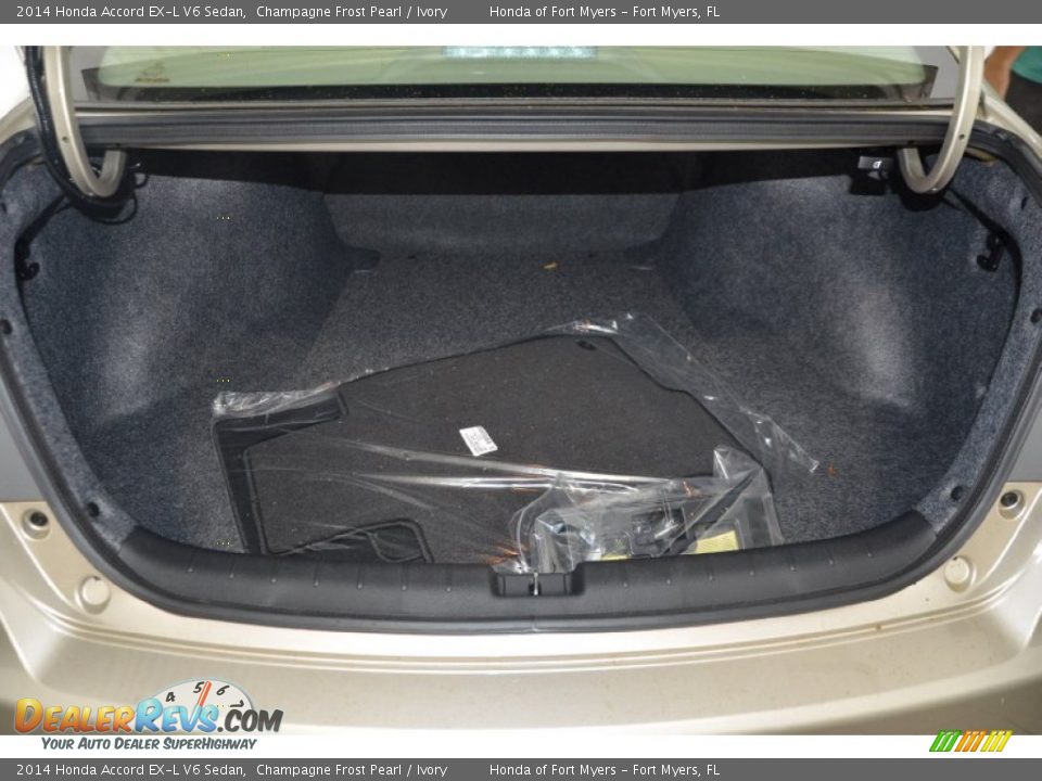 2014 Honda Accord EX-L V6 Sedan Champagne Frost Pearl / Ivory Photo #29