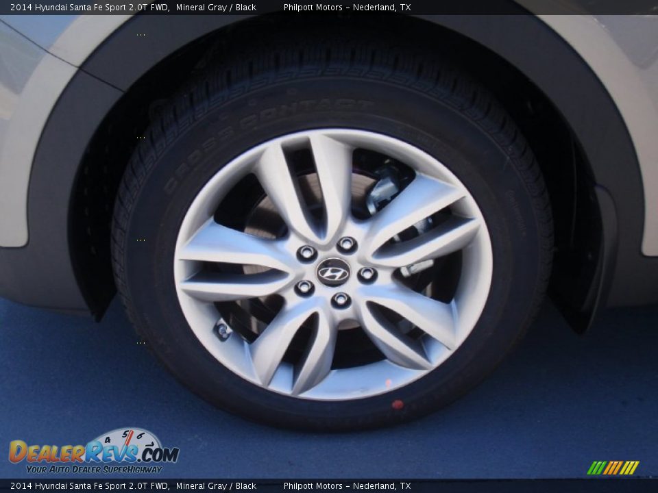 2014 Hyundai Santa Fe Sport 2.0T FWD Mineral Gray / Black Photo #12