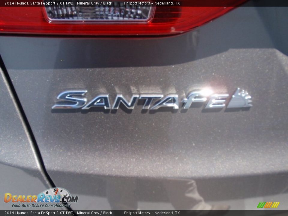 2014 Hyundai Santa Fe Sport 2.0T FWD Mineral Gray / Black Photo #14