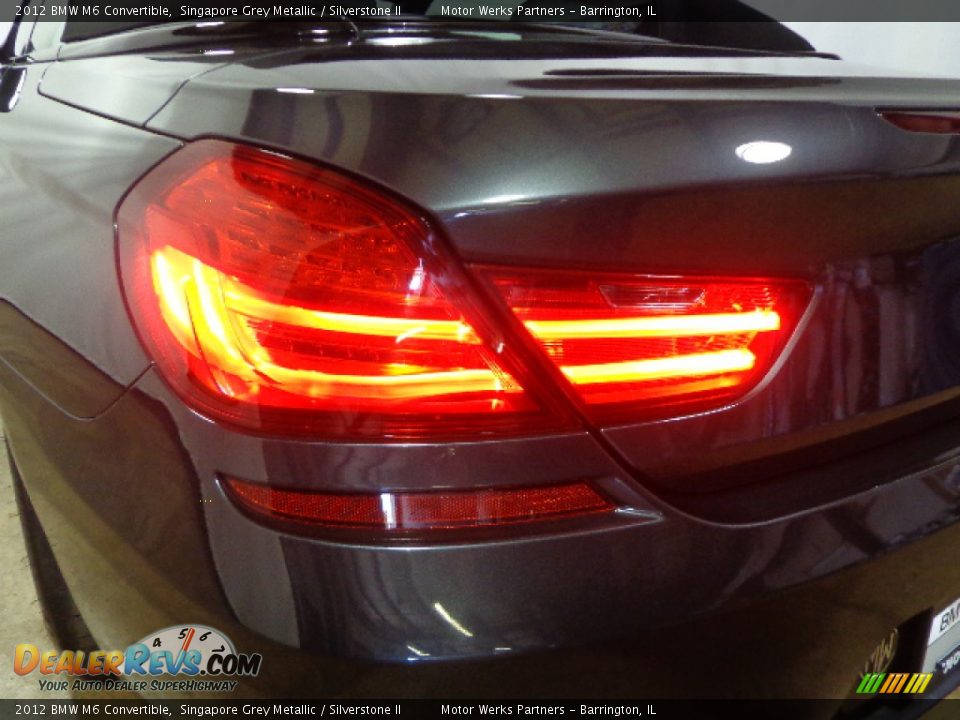 2012 BMW M6 Convertible Singapore Grey Metallic / Silverstone II Photo #9