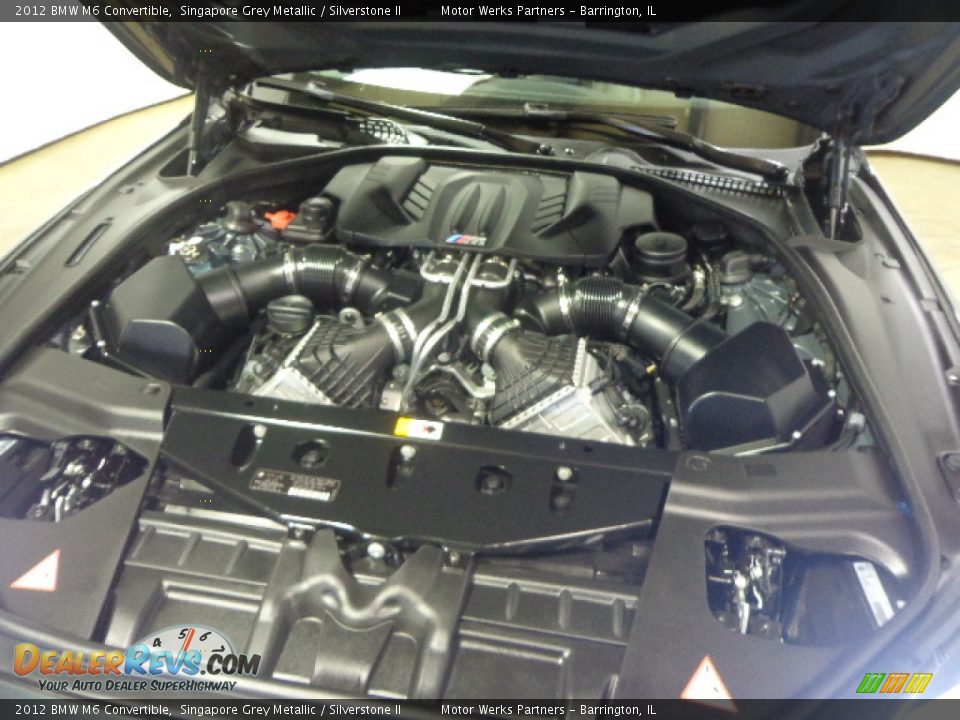 2012 BMW M6 Convertible 4.4 Liter DI M TwinPower Turbo DOHC 32-Valve VVT V8 Engine Photo #14