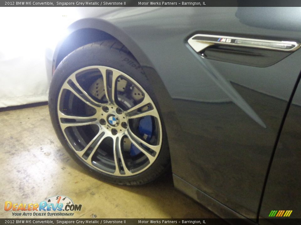 2012 BMW M6 Convertible Singapore Grey Metallic / Silverstone II Photo #19