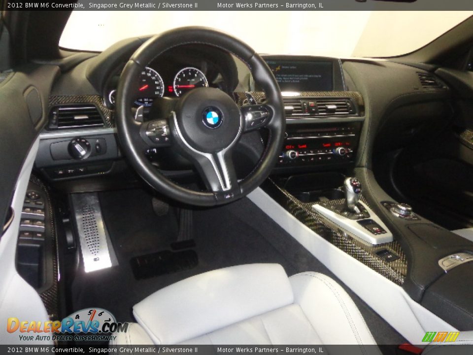Silverstone II Interior - 2012 BMW M6 Convertible Photo #27