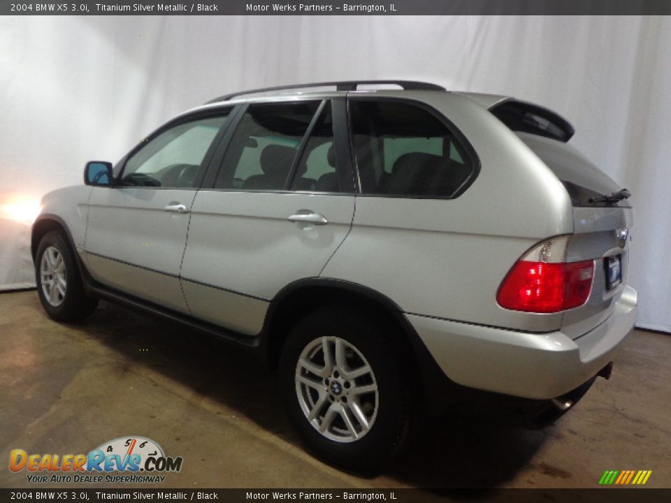 2004 BMW X5 3.0i Titanium Silver Metallic / Black Photo #5