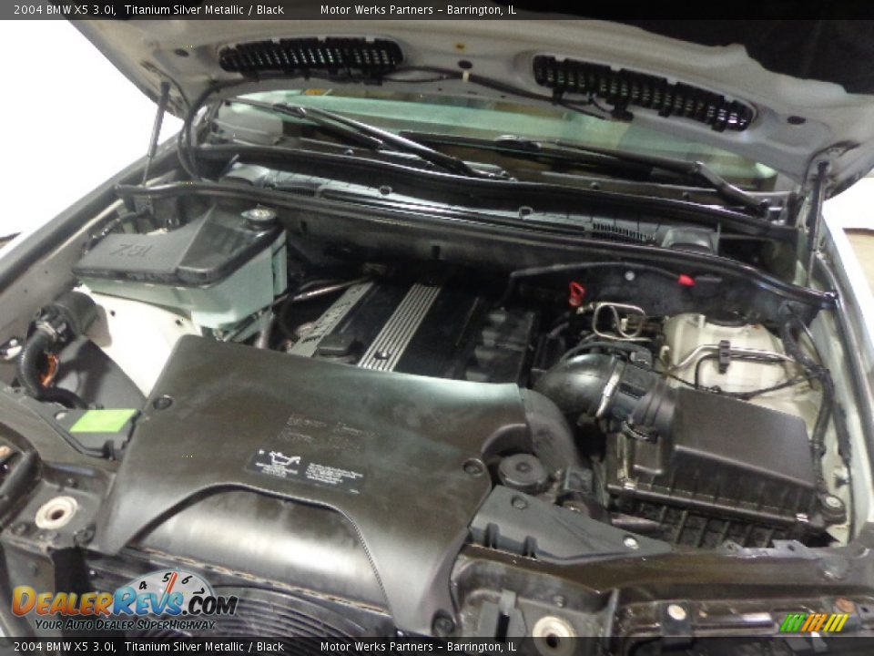 2004 BMW X5 3.0i Titanium Silver Metallic / Black Photo #10