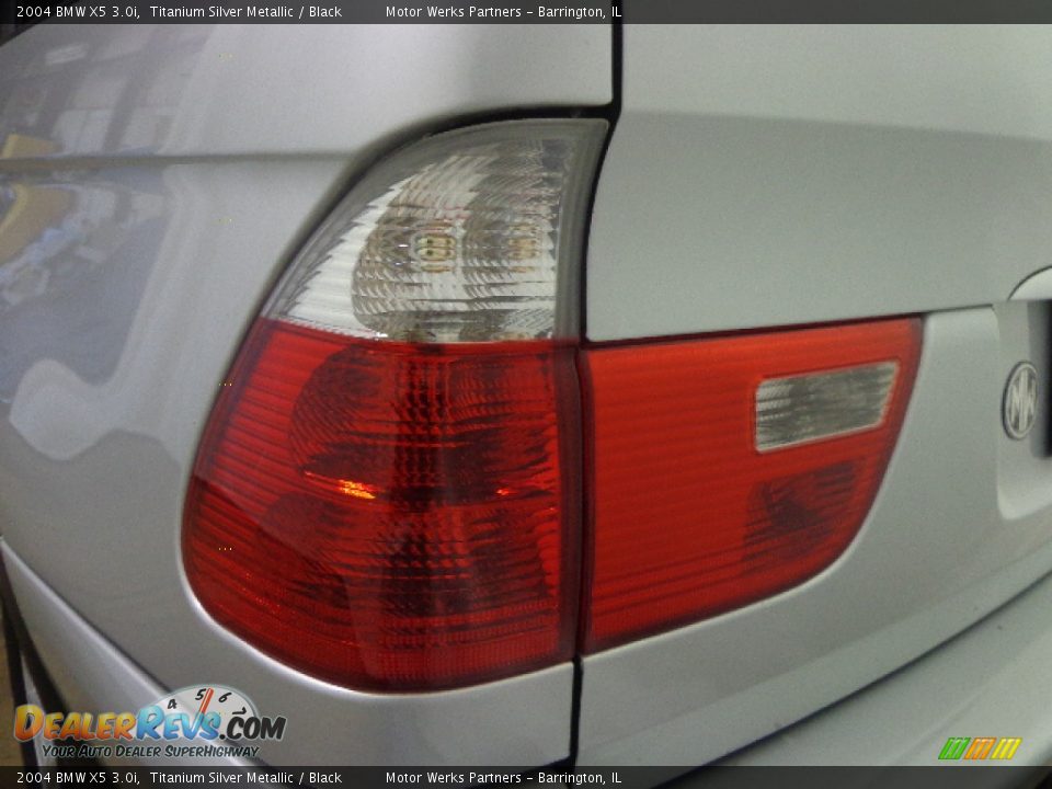 2004 BMW X5 3.0i Titanium Silver Metallic / Black Photo #14