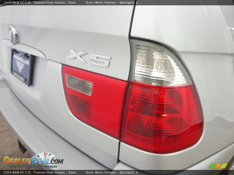 2004 BMW X5 3.0i Titanium Silver Metallic / Black Photo #15