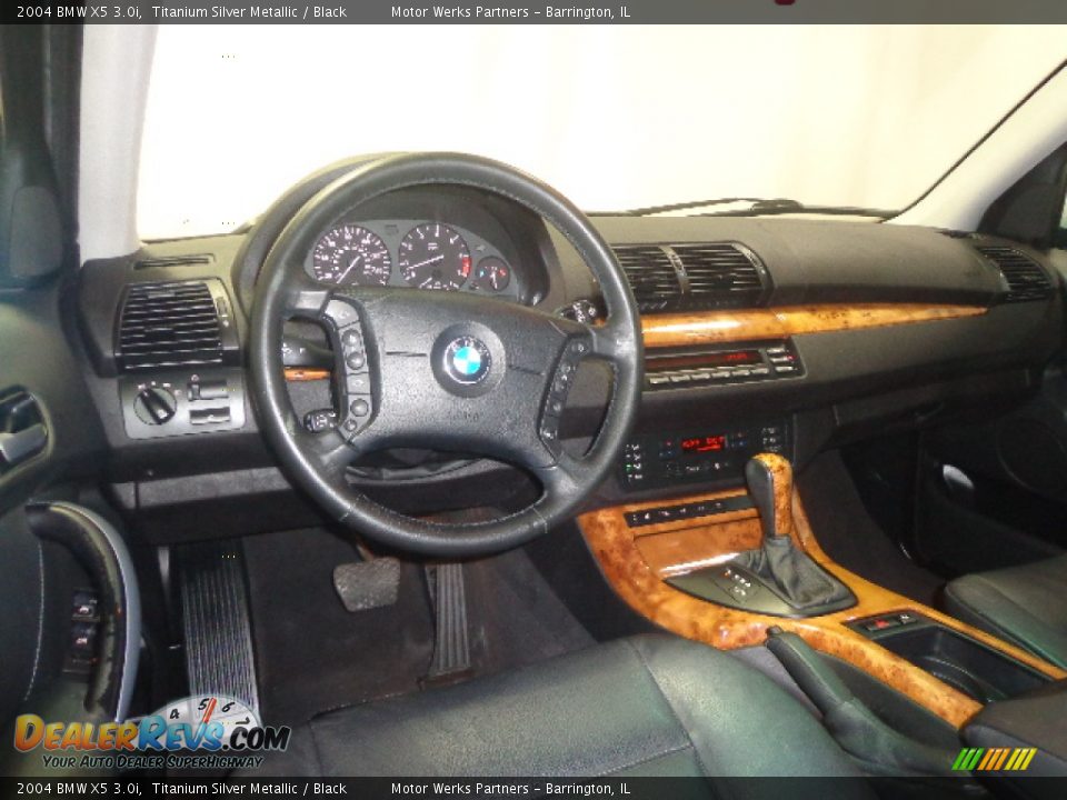 2004 BMW X5 3.0i Titanium Silver Metallic / Black Photo #22