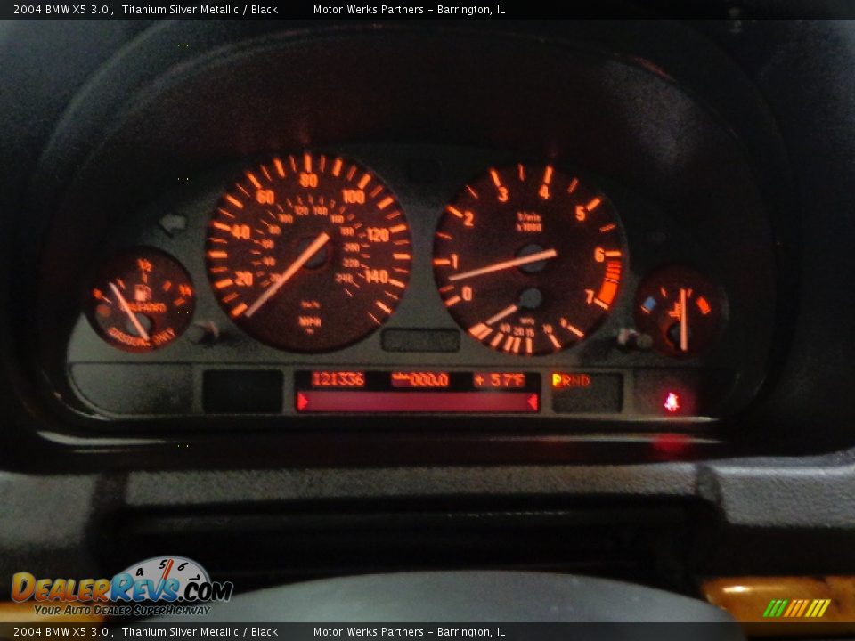 2004 BMW X5 3.0i Titanium Silver Metallic / Black Photo #24