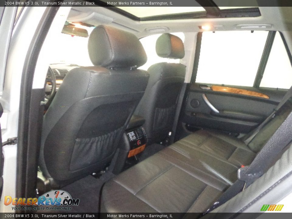 2004 BMW X5 3.0i Titanium Silver Metallic / Black Photo #26
