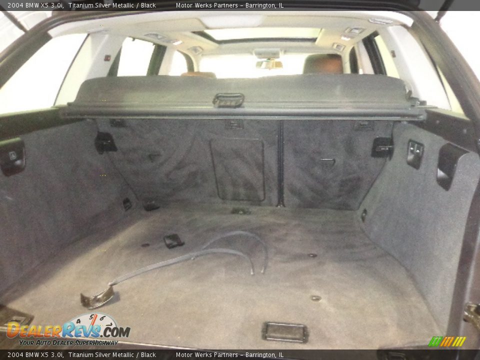 2004 BMW X5 3.0i Titanium Silver Metallic / Black Photo #27