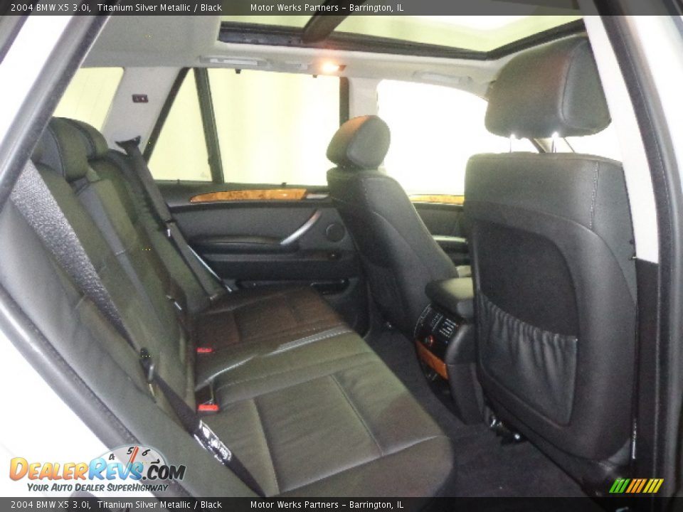 2004 BMW X5 3.0i Titanium Silver Metallic / Black Photo #29