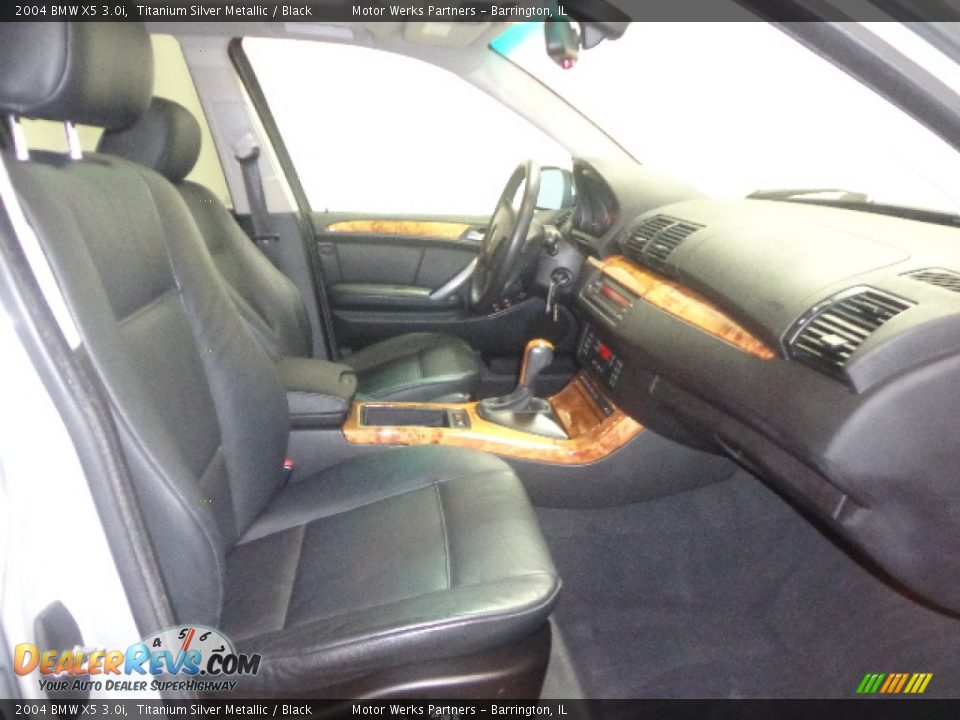2004 BMW X5 3.0i Titanium Silver Metallic / Black Photo #30
