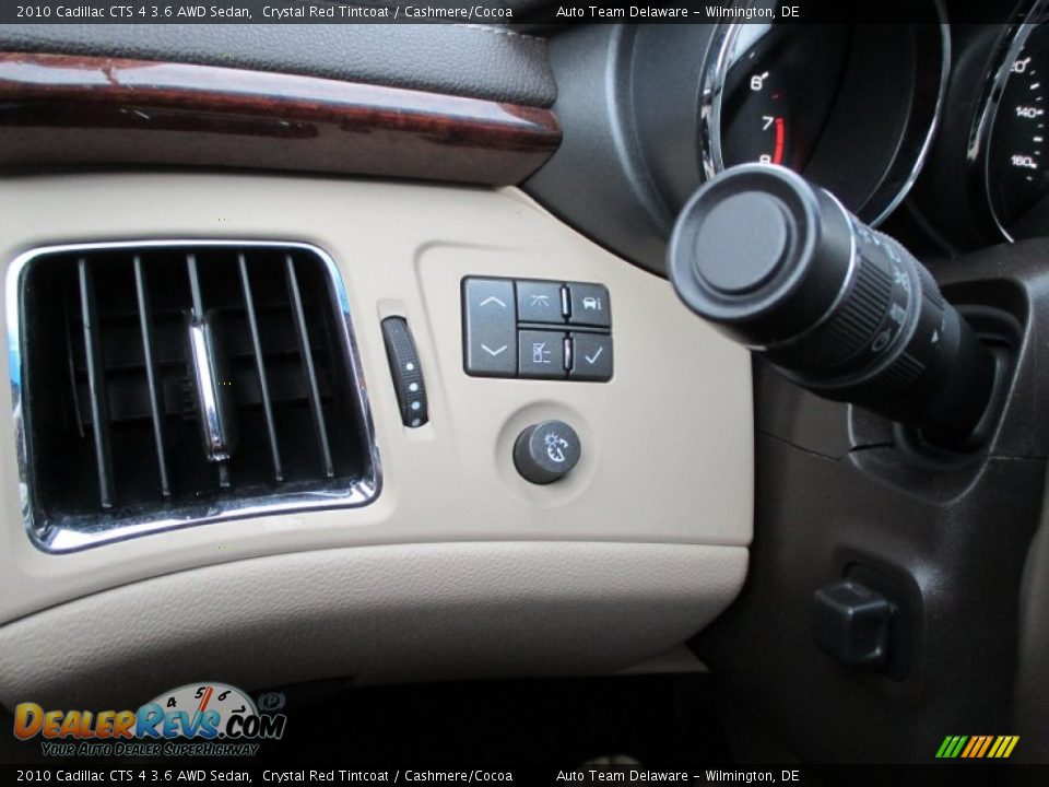 2010 Cadillac CTS 4 3.6 AWD Sedan Crystal Red Tintcoat / Cashmere/Cocoa Photo #30