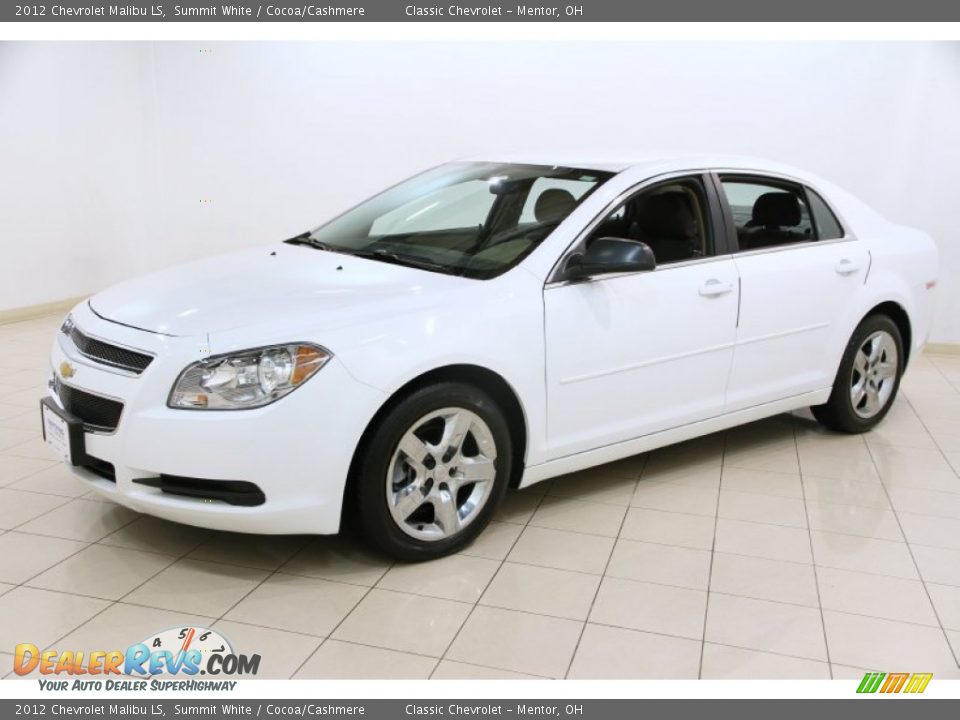 2012 Chevrolet Malibu LS Summit White / Cocoa/Cashmere Photo #3