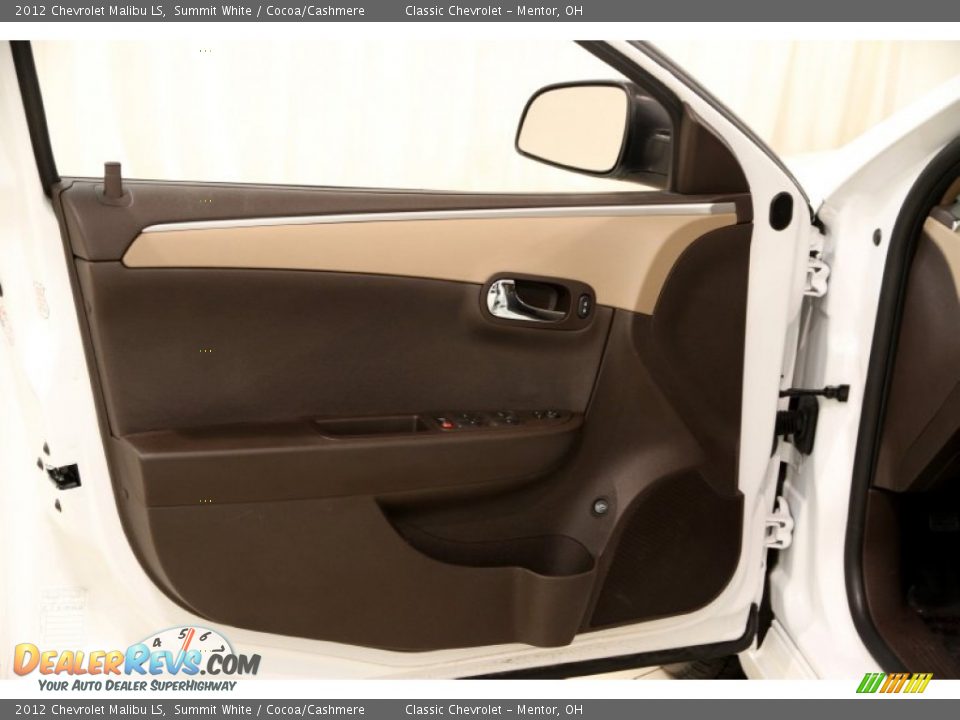 2012 Chevrolet Malibu LS Summit White / Cocoa/Cashmere Photo #4