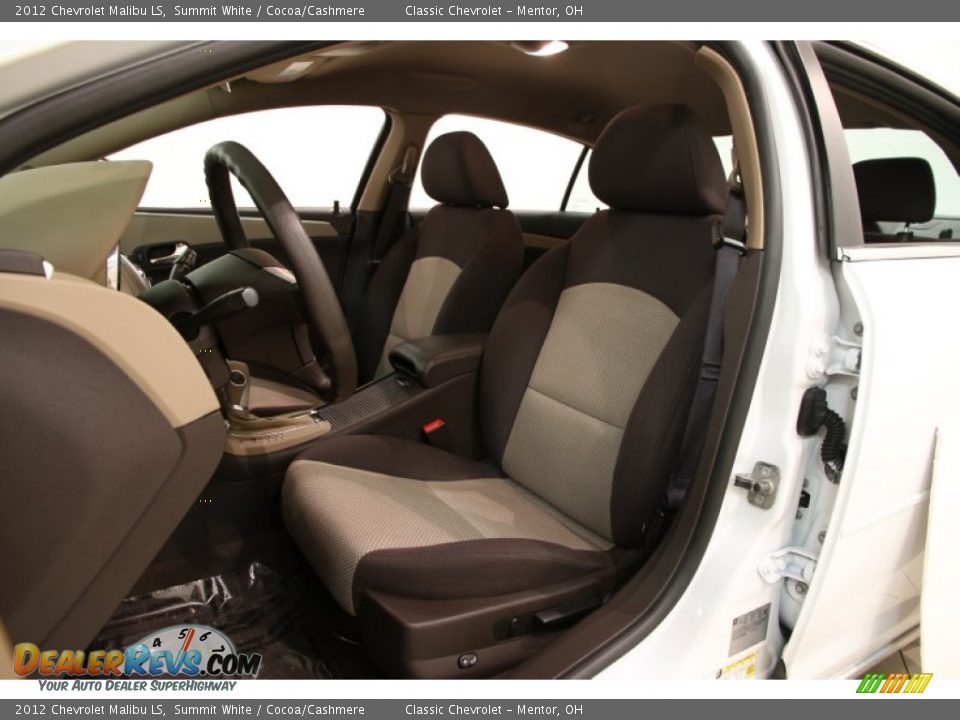 2012 Chevrolet Malibu LS Summit White / Cocoa/Cashmere Photo #5