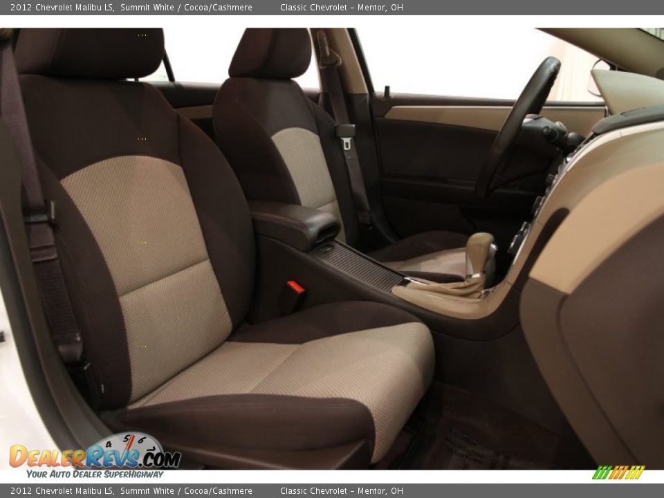 2012 Chevrolet Malibu LS Summit White / Cocoa/Cashmere Photo #11