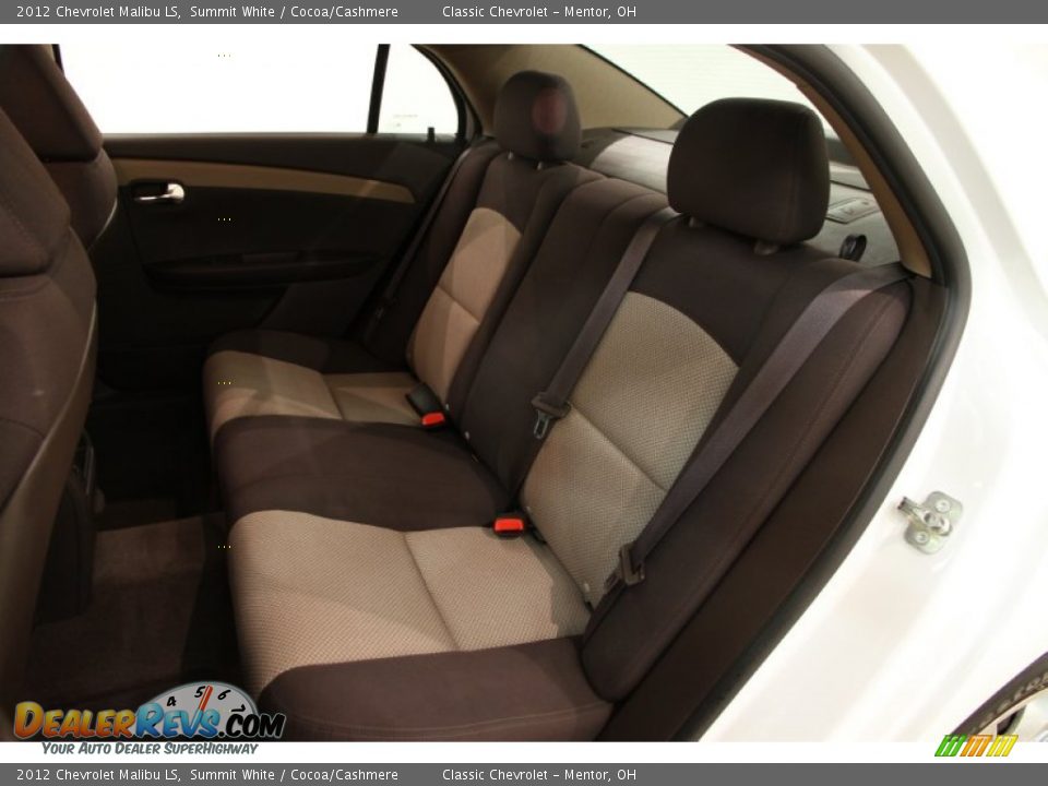 2012 Chevrolet Malibu LS Summit White / Cocoa/Cashmere Photo #13