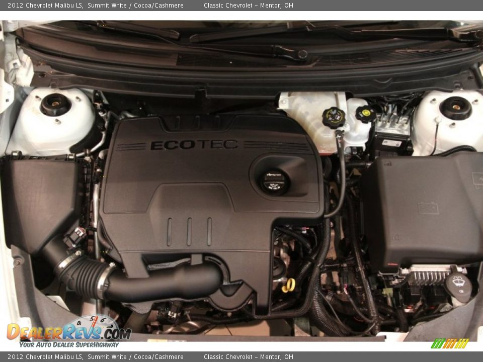 2012 Chevrolet Malibu LS Summit White / Cocoa/Cashmere Photo #15