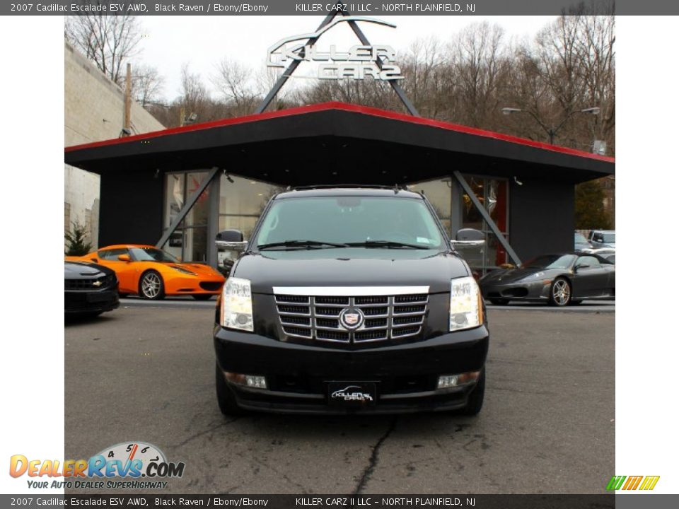 2007 Cadillac Escalade ESV AWD Black Raven / Ebony/Ebony Photo #2