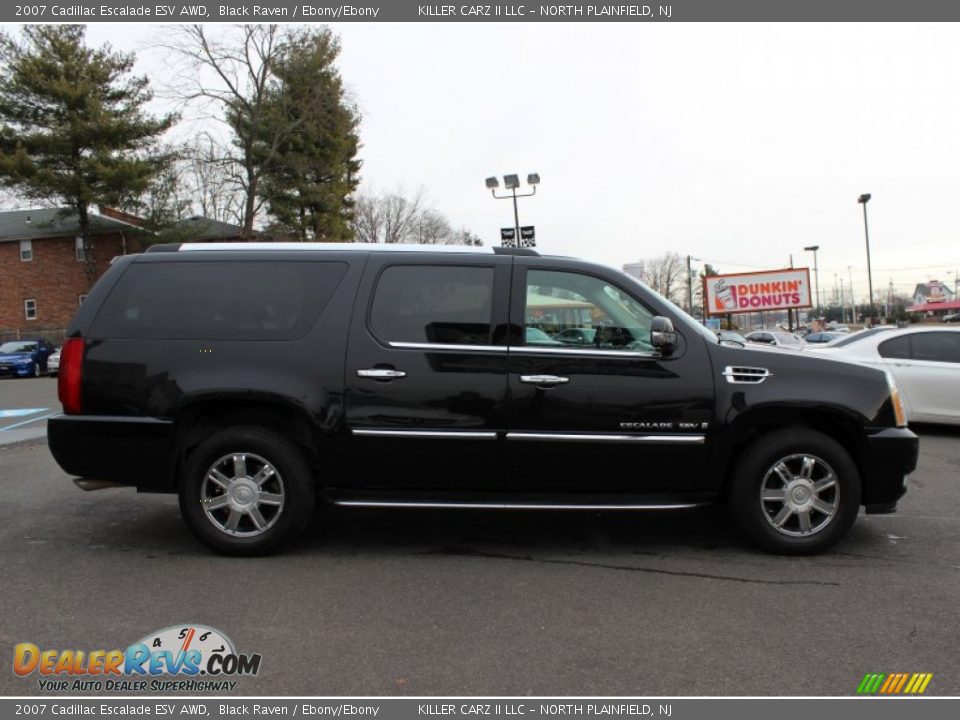 2007 Cadillac Escalade ESV AWD Black Raven / Ebony/Ebony Photo #10