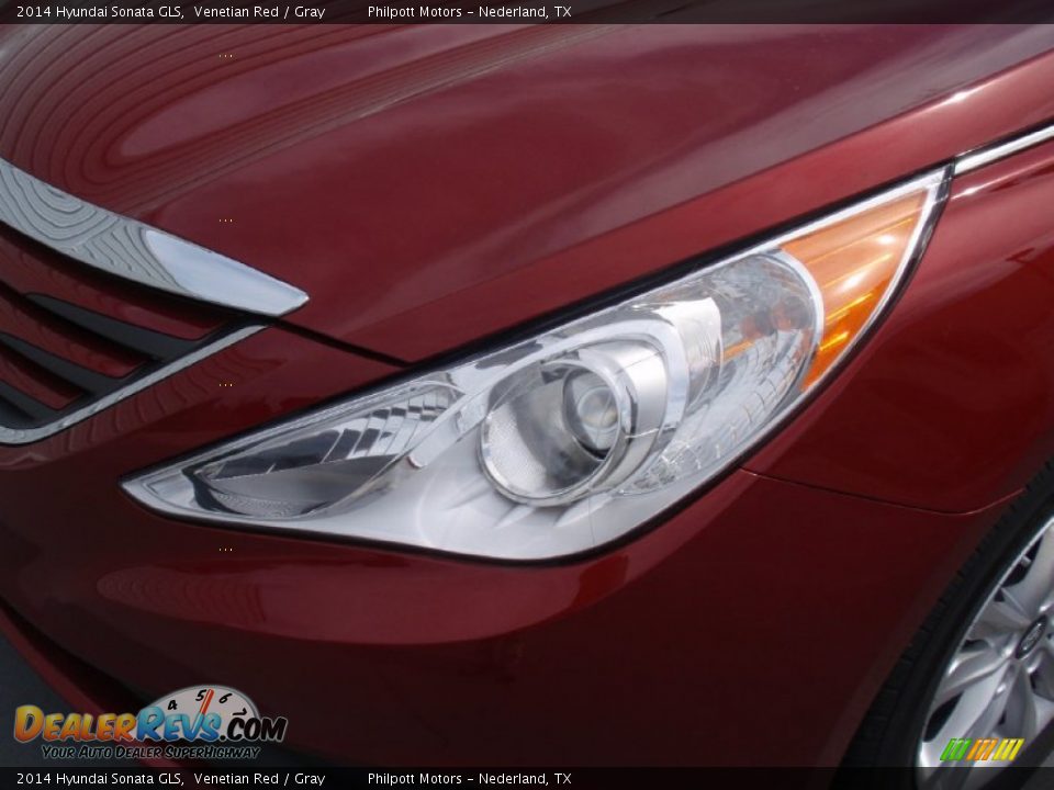 2014 Hyundai Sonata GLS Venetian Red / Gray Photo #9