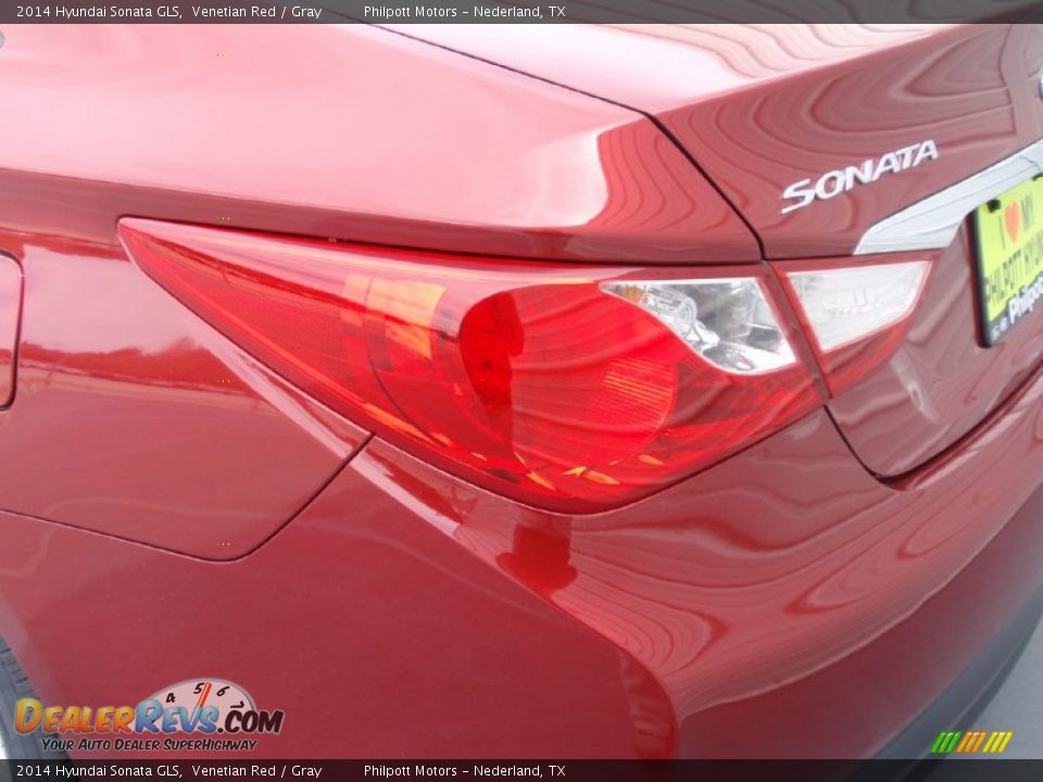2014 Hyundai Sonata GLS Venetian Red / Gray Photo #12