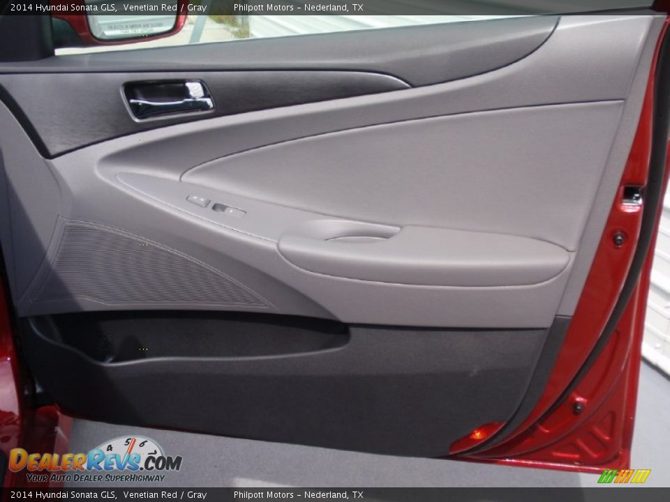 2014 Hyundai Sonata GLS Venetian Red / Gray Photo #15