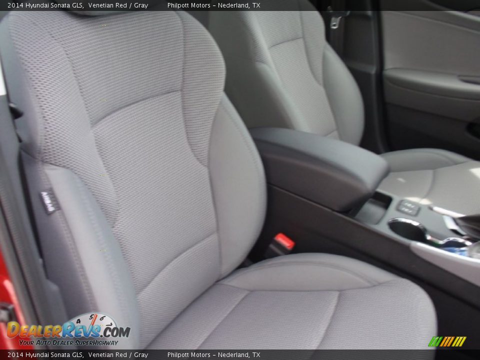 2014 Hyundai Sonata GLS Venetian Red / Gray Photo #17