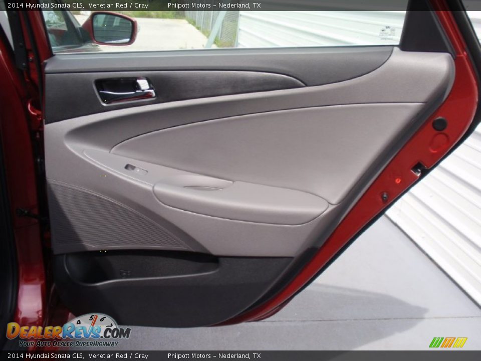 2014 Hyundai Sonata GLS Venetian Red / Gray Photo #18