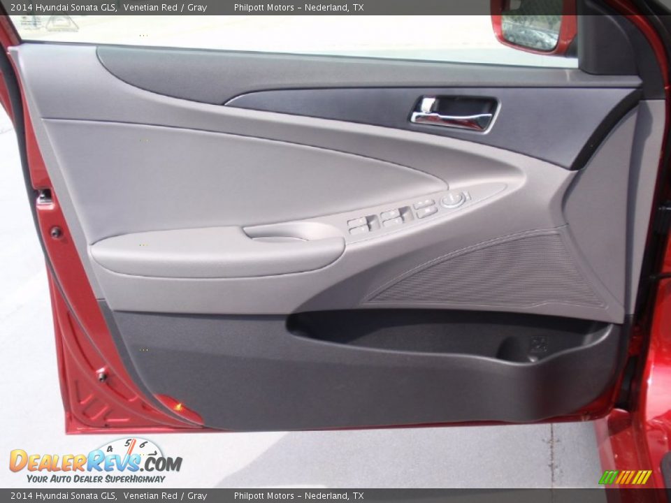 2014 Hyundai Sonata GLS Venetian Red / Gray Photo #21