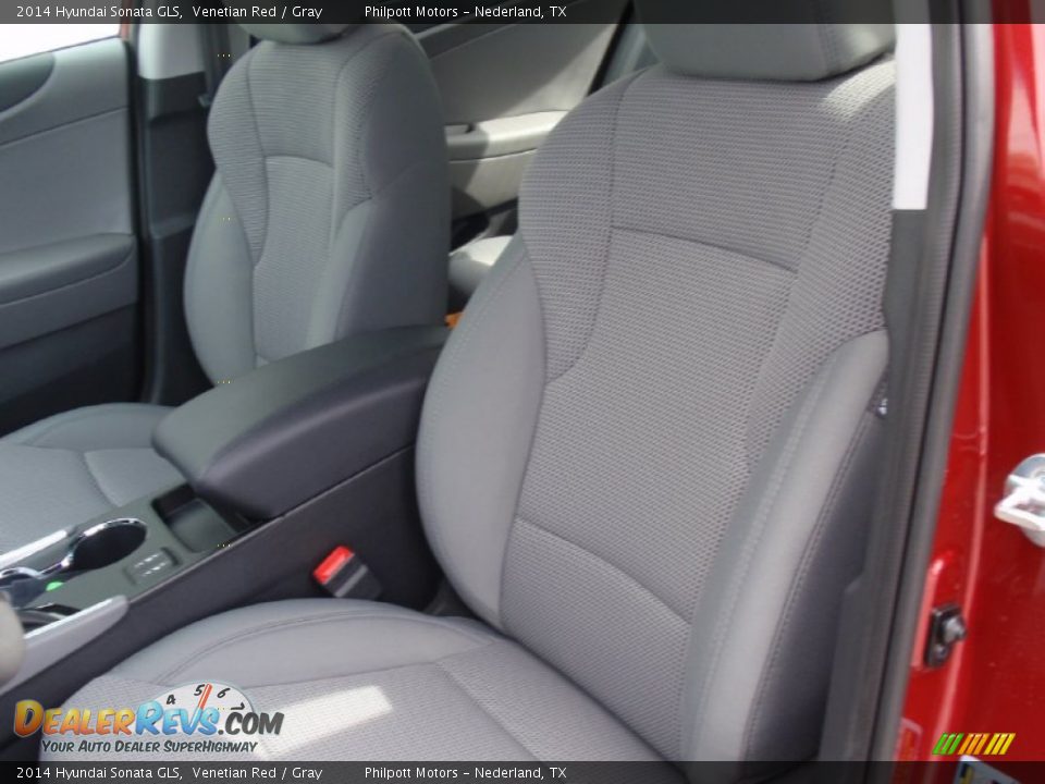 2014 Hyundai Sonata GLS Venetian Red / Gray Photo #24
