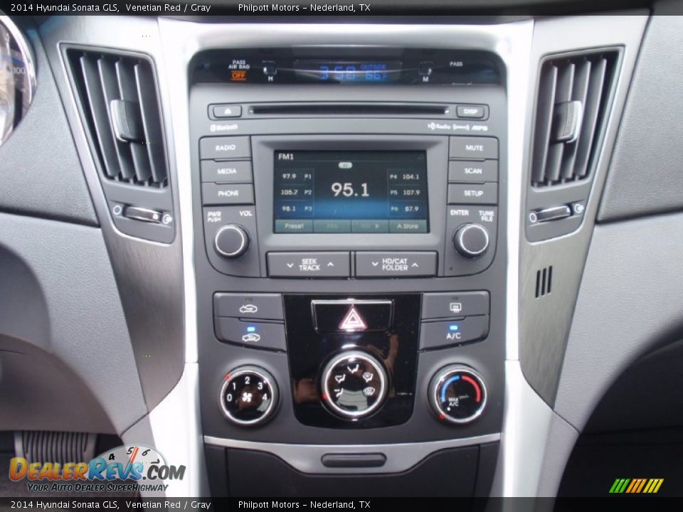 2014 Hyundai Sonata GLS Venetian Red / Gray Photo #27
