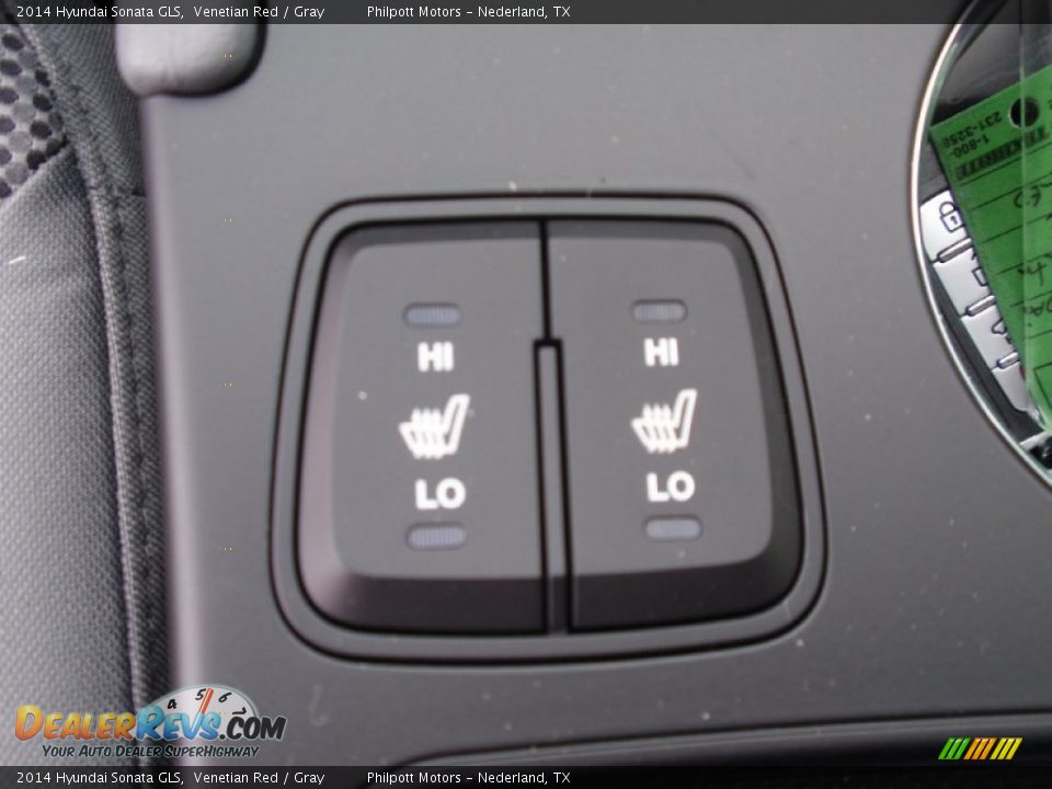 2014 Hyundai Sonata GLS Venetian Red / Gray Photo #28