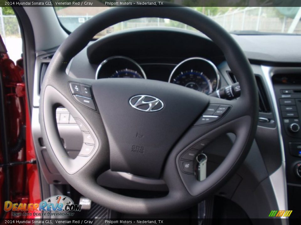 2014 Hyundai Sonata GLS Venetian Red / Gray Photo #29
