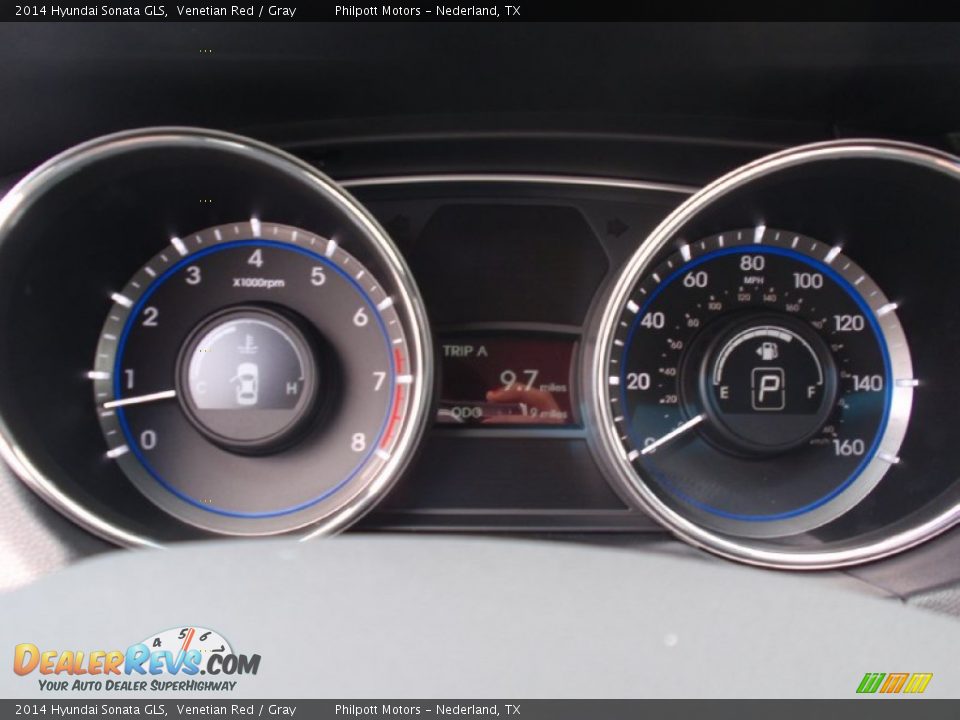 2014 Hyundai Sonata GLS Venetian Red / Gray Photo #30