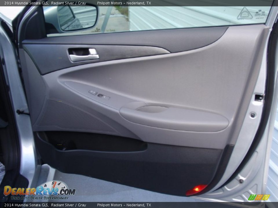 2014 Hyundai Sonata GLS Radiant Silver / Gray Photo #15