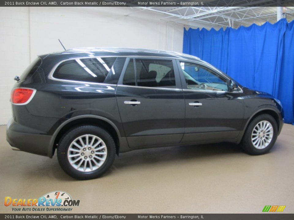 2011 Buick Enclave CXL AWD Carbon Black Metallic / Ebony/Ebony Photo #10