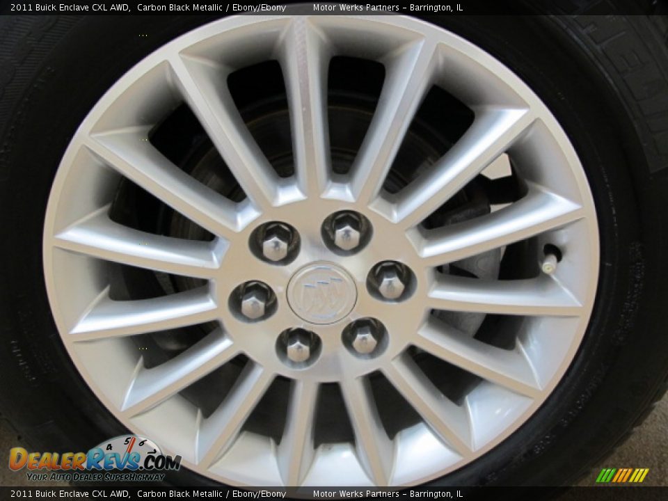 2011 Buick Enclave CXL AWD Carbon Black Metallic / Ebony/Ebony Photo #14