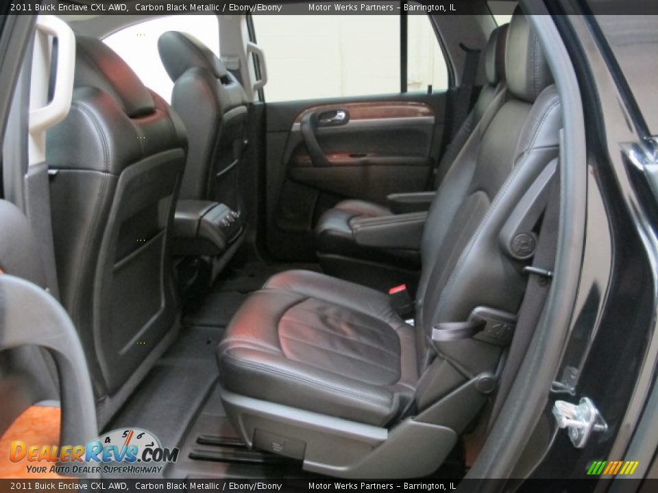 2011 Buick Enclave CXL AWD Carbon Black Metallic / Ebony/Ebony Photo #18