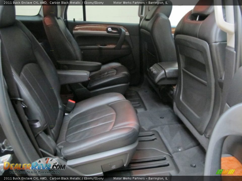 2011 Buick Enclave CXL AWD Carbon Black Metallic / Ebony/Ebony Photo #22