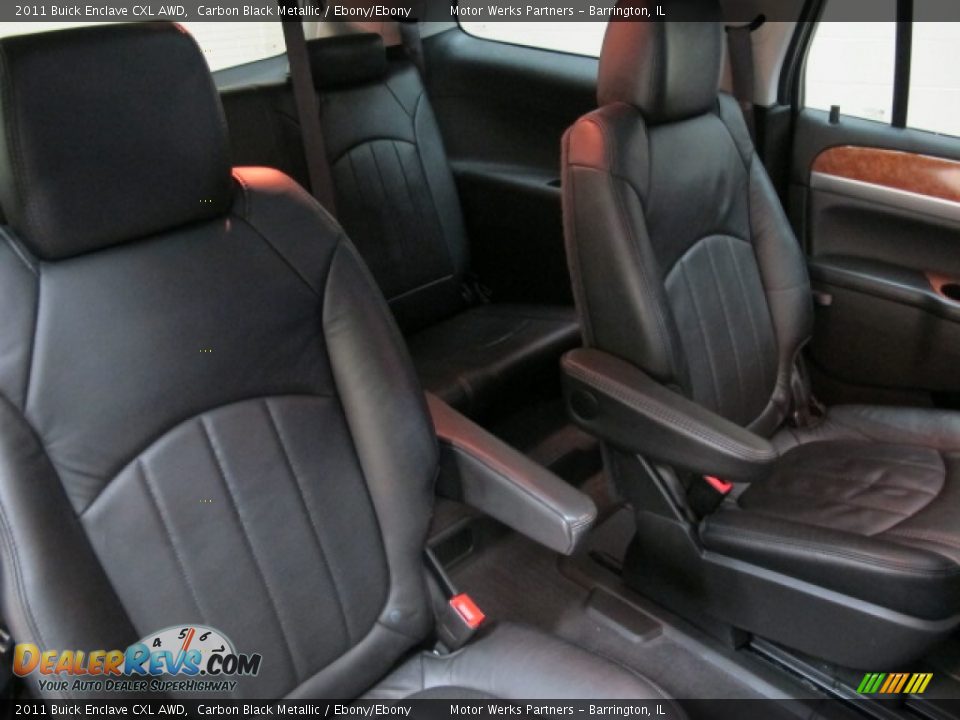 2011 Buick Enclave CXL AWD Carbon Black Metallic / Ebony/Ebony Photo #23