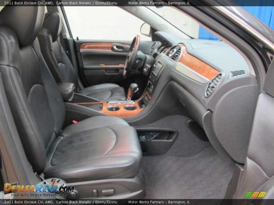 2011 Buick Enclave CXL AWD Carbon Black Metallic / Ebony/Ebony Photo #24