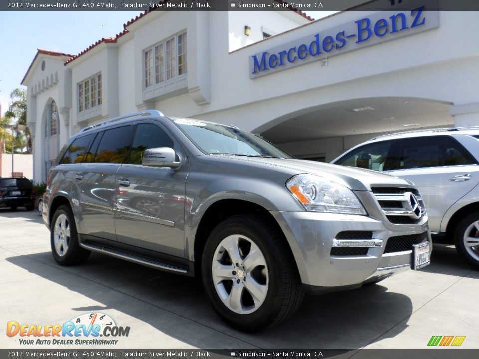 2012 Mercedes-Benz GL 450 4Matic Paladium Silver Metallic / Black Photo #2
