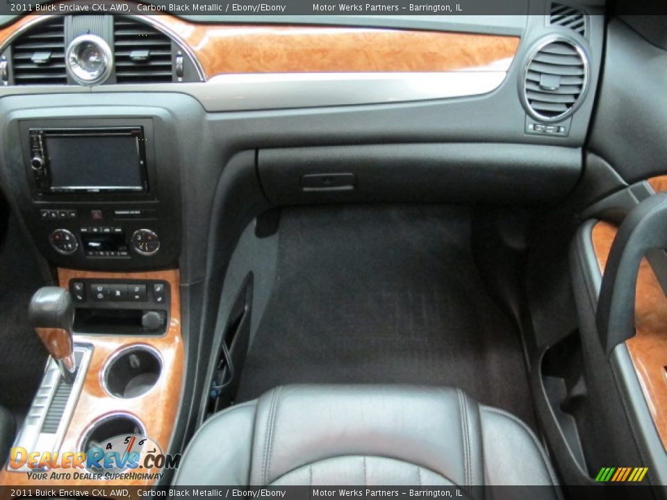 2011 Buick Enclave CXL AWD Carbon Black Metallic / Ebony/Ebony Photo #28