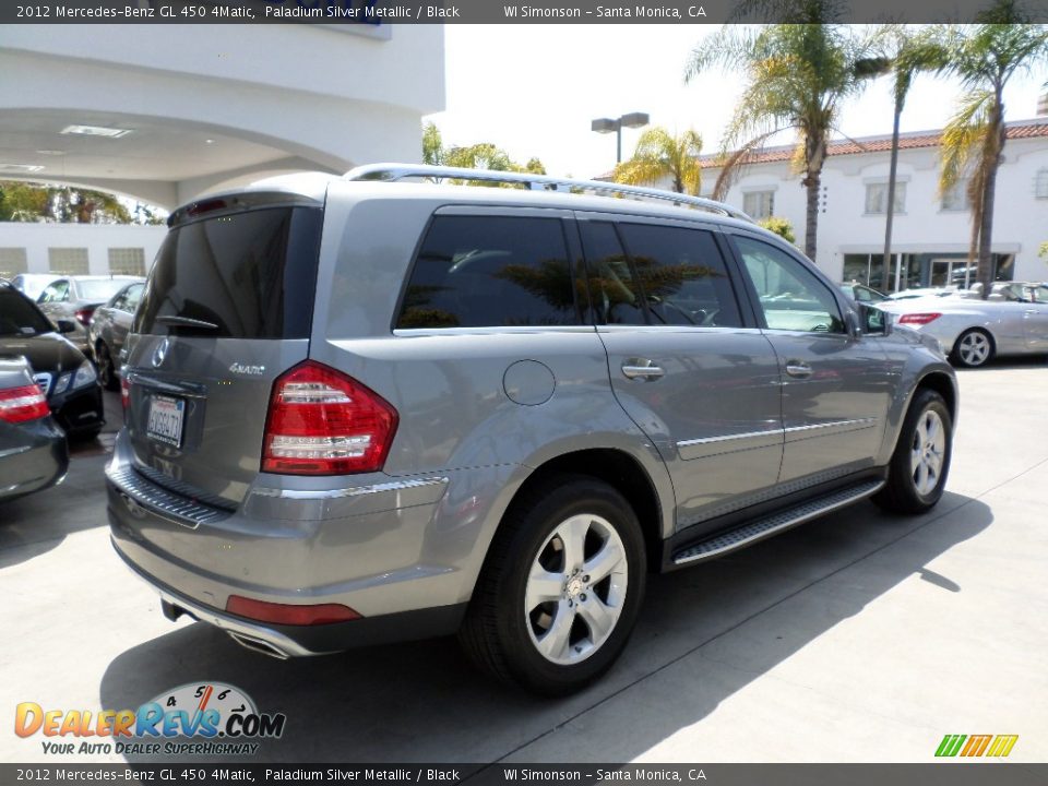2012 Mercedes-Benz GL 450 4Matic Paladium Silver Metallic / Black Photo #3