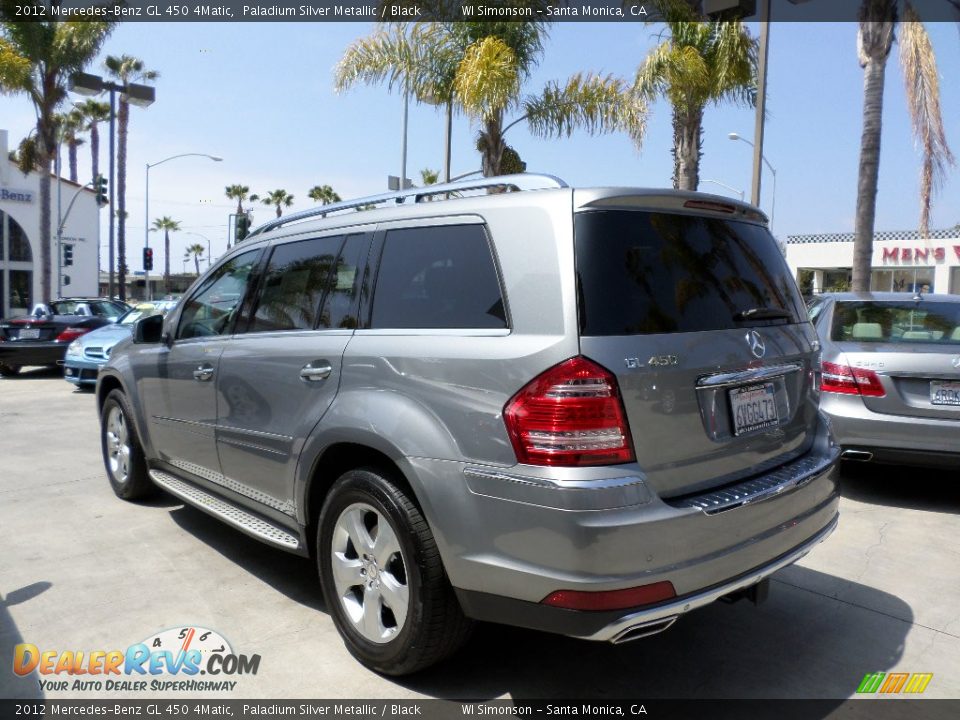 2012 Mercedes-Benz GL 450 4Matic Paladium Silver Metallic / Black Photo #5